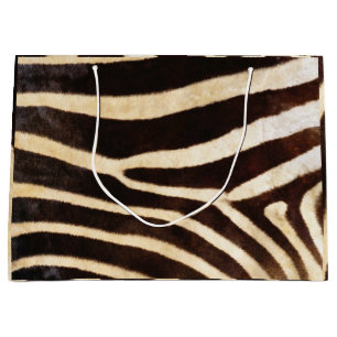 Animal Skin Zebra Safari Brown Whit Black