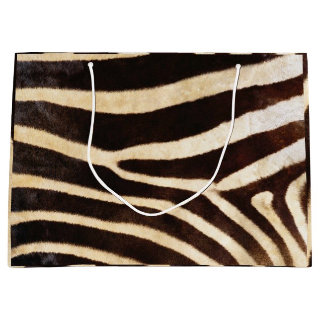 Animal Skin Zebra Safari Brown Whit Black (Framsidan)
