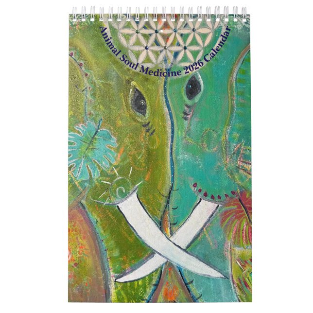 Animal Soul Medicine 2026 Original Art Calendar  Kalender (Omslag)