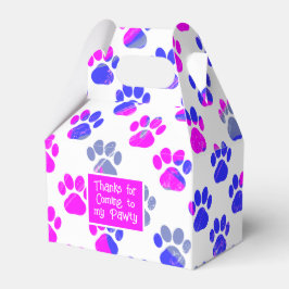 Animal Tass Silhouette Blue Rosa Pawty Papper Presentaskar