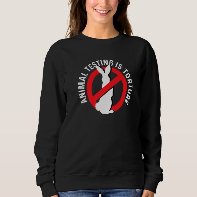 Animal Testing Torture Animal Rights Activist Prem T Shirt (Framsida)