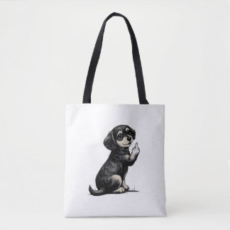 Animal tote bag tygkasse