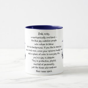 Animal Totem Blue Jay Inspirational Nature Guide Mugg