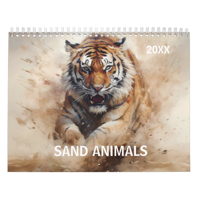 Animal Wildlife Safari Woodland art Kalender (Omslag)