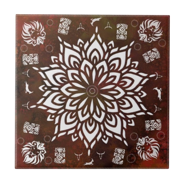 Animal World - Wildlife - Brown Kakelplatta (Framsidan)