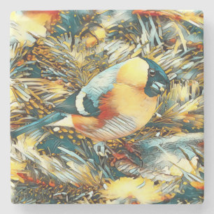 AnimalArt_Bird_006_Bullfinch Stenunderlägg