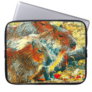 AnimalArt_Capybara_005 Laptop Fodral