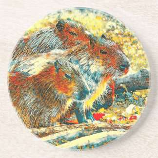 AnimalArt_Capybara_005 Underlägg