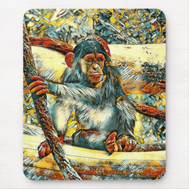 AnimalArt_Chimpanzee_011 Musmatta (Framsidan)
