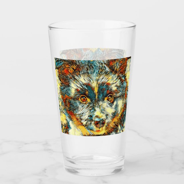 AnimalArt_Hund_008 Glaskopp (Framsida)