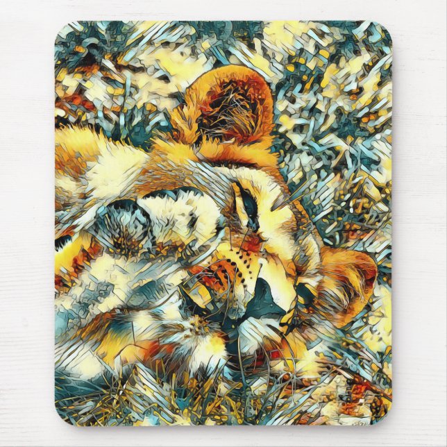 AnimalArt_Lejon_008 Musmatta (Framsidan)
