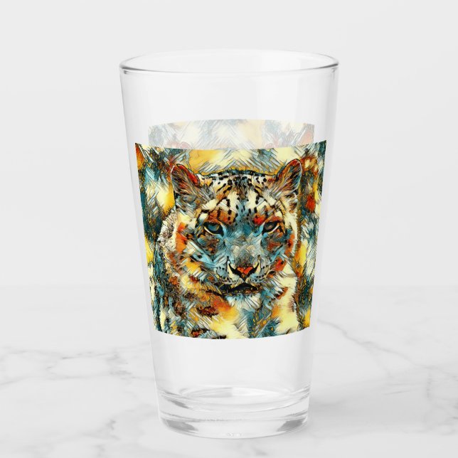 AnimalArt_Leopard_001 Glaskopp (Framsida)