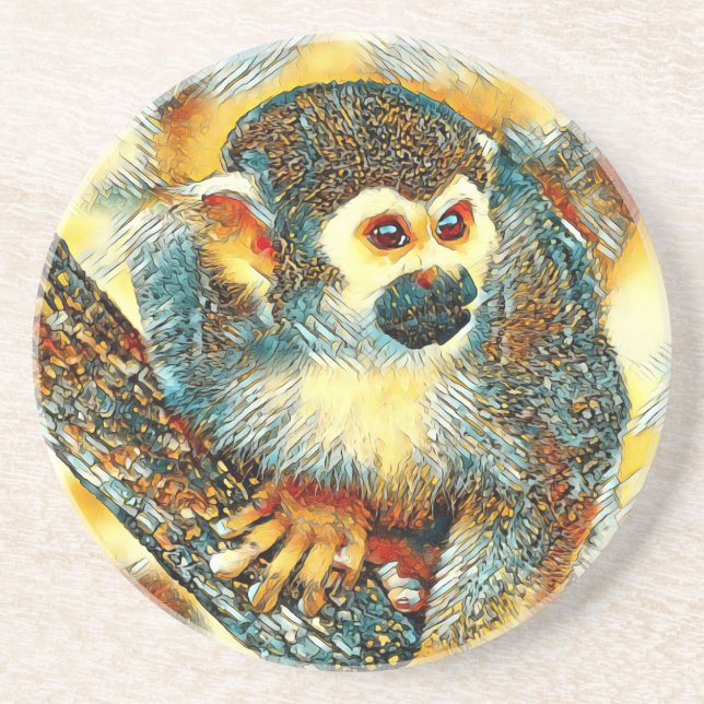 AnimalArt_Monkey_001 Underlägg (Framsidan)