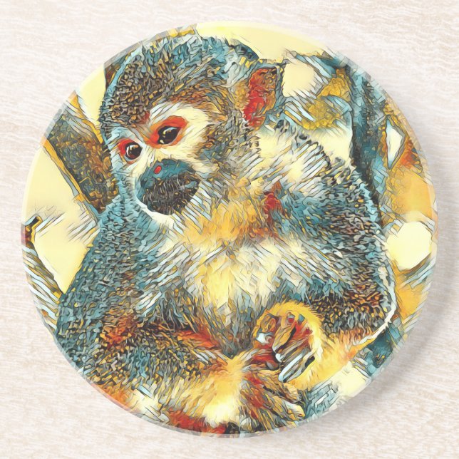 AnimalArt_Monkey_003 Underlägg (Framsidan)