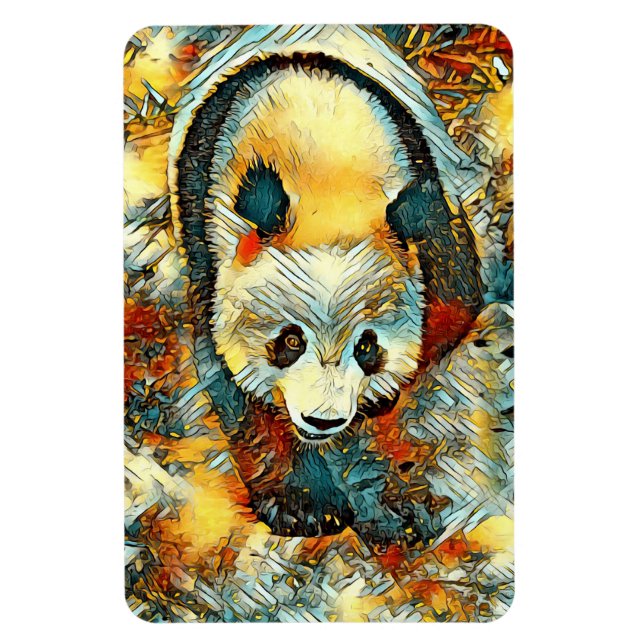 AnimalArt_Panda_006 Magnet (Vertikal)