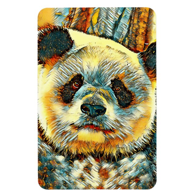 AnimalArt_Panda_014 Magnet (Vertikal)
