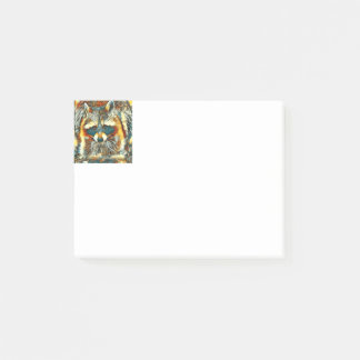 AnimalArt_Raccoon_20170602_by_JAMColors Post-it Block