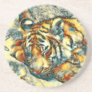 AnimalArt_Tiger_005 Underlägg