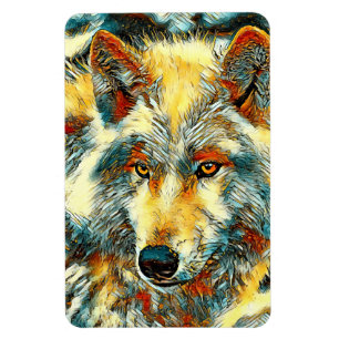 AnimalArt_Varg_004 Magnet