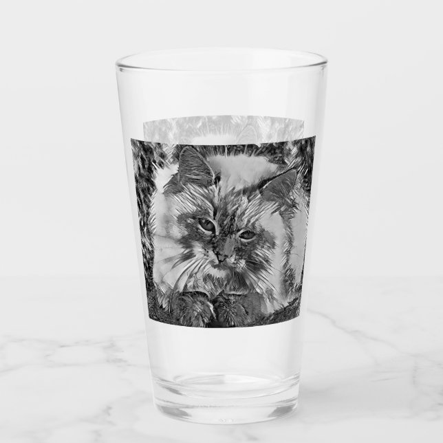 AnimalArtBW_Cat_07 Glaskopp (Framsida)