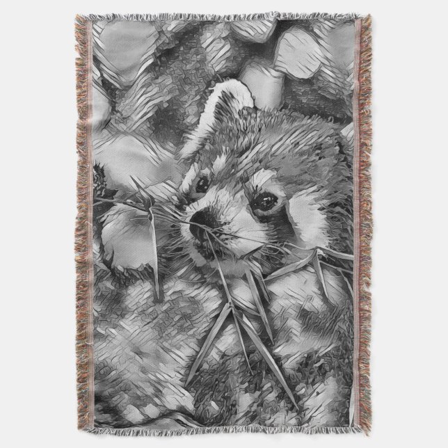 AnimalArtBW_RedPanda_001 Filt (Framsidan Vertikal)