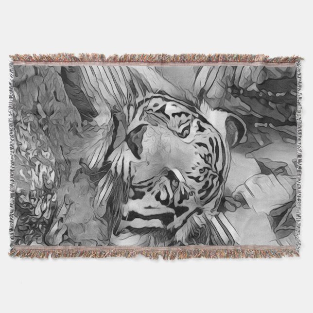 AnimalArtBW_Tiger_002 Filt (Framsidan)