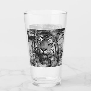AnimalArtBW_Tiger_004 Glaskopp