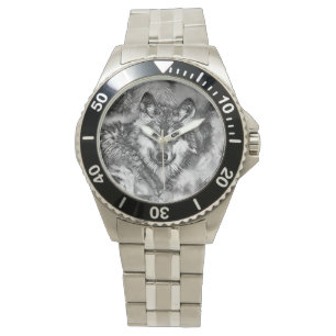 AnimalArtBW_Varg_001 Armbandsur