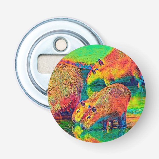 AnimalColor_Capybara_004 Flasköppnare (Framsidan)