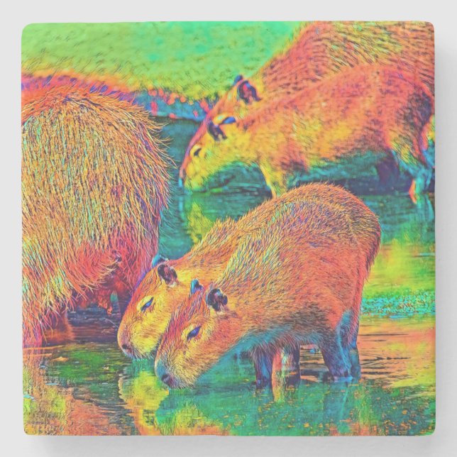 AnimalColor_Capybara_004 Stenunderlägg (Framsidan)