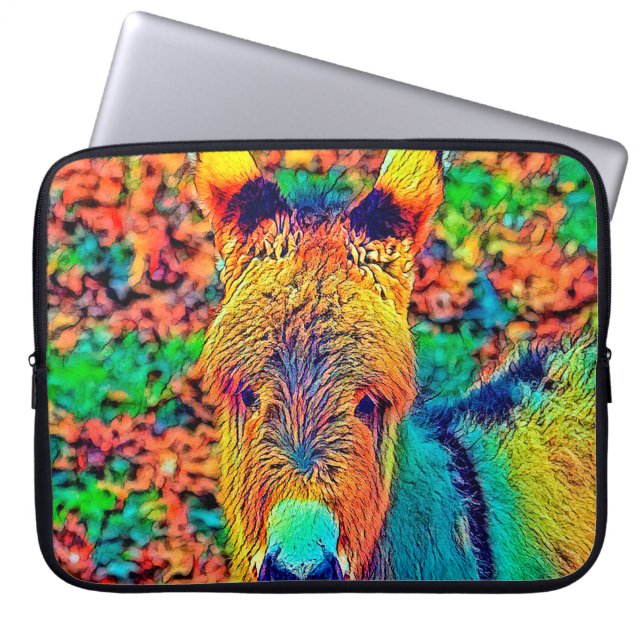 AnimalColor_Donkey_001 Laptop Fodral (Framsidan)