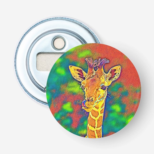 AnimalColor_Giraffe_005_by_JAMColors Flasköppnare (Framsidan)