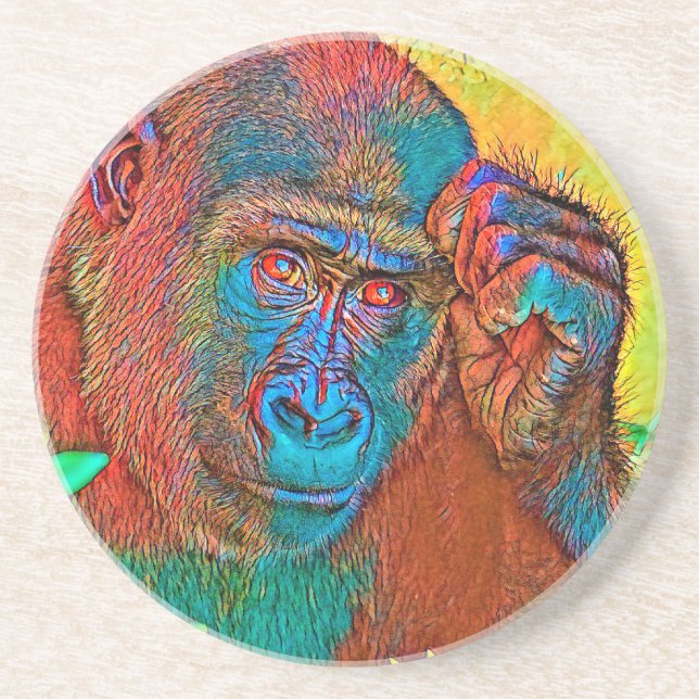 AnimalColor_Gorilla_019 Underlägg (Framsidan)