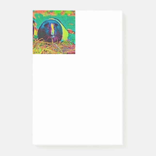 AnimalColor_Guineapig_002 Post-it Block (Framsida)