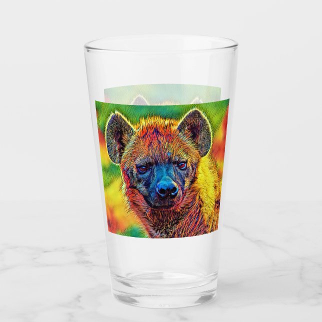 AnimalColor_Hyena_001 Glaskopp (Framsida)