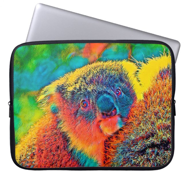 AnimalColor_Koala_001 Laptop Fodral (Framsidan)