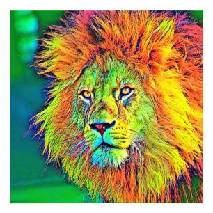 AnimalColor_Lejon_009_by_JAMColors Fototryck