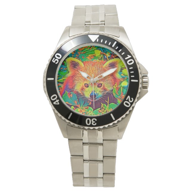 AnimalColor_RedPanda_001 Armbandsur (Framsida)
