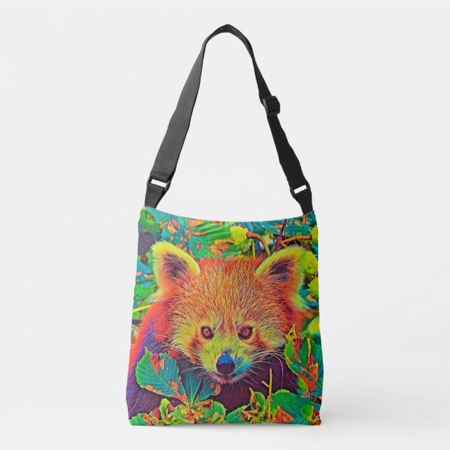 AnimalColor_RedPanda_001 Axelväska (Framsida)