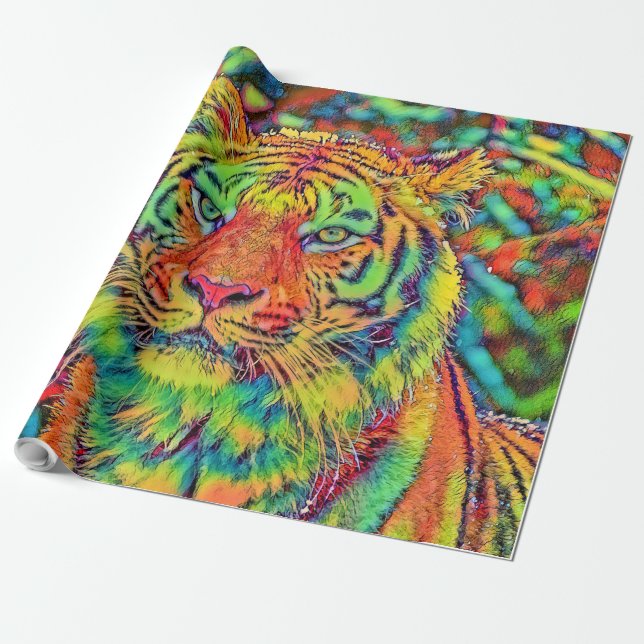 AnimalColor_Tiger_027_by_JAMColors Presentpapper (Utrullad)