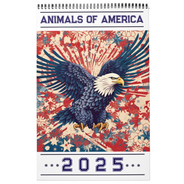 Animaler i Amerika 2025 Kalender (Omslag)