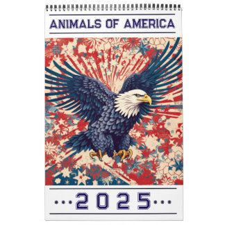Animaler i Amerika 2025 Kalender