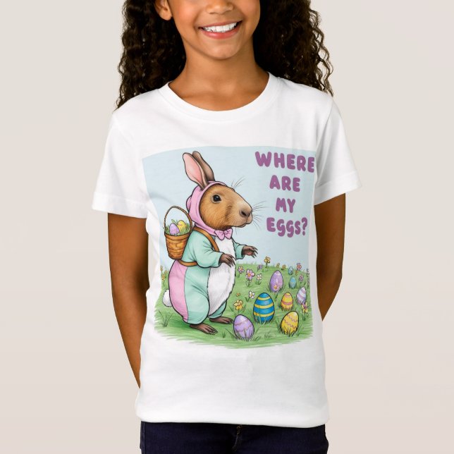 Animales adorables – Pascua divertida T Shirt (Framsida)