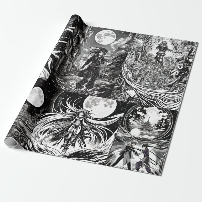 Animaliefärgning Bok Presentpapper (Utrullad)