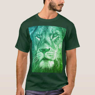 Animaliemall Manar Modern T-Shirts Lejona Ansikte