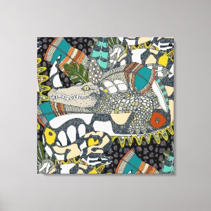 animalier pop canvastryck