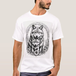 Animalisk bild T-shirt