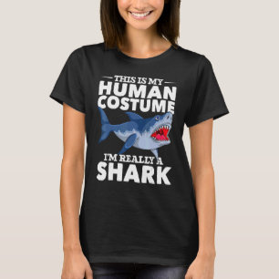 Animalisk dräkt Party Ocean Animal Shark T Shirt