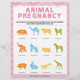 Animalisk Gravid [Luxury Snöre [Rosa] Brevhuvud