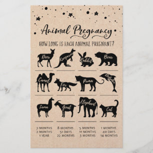 Animalisk Gravid med babystöldspel för spädbarn